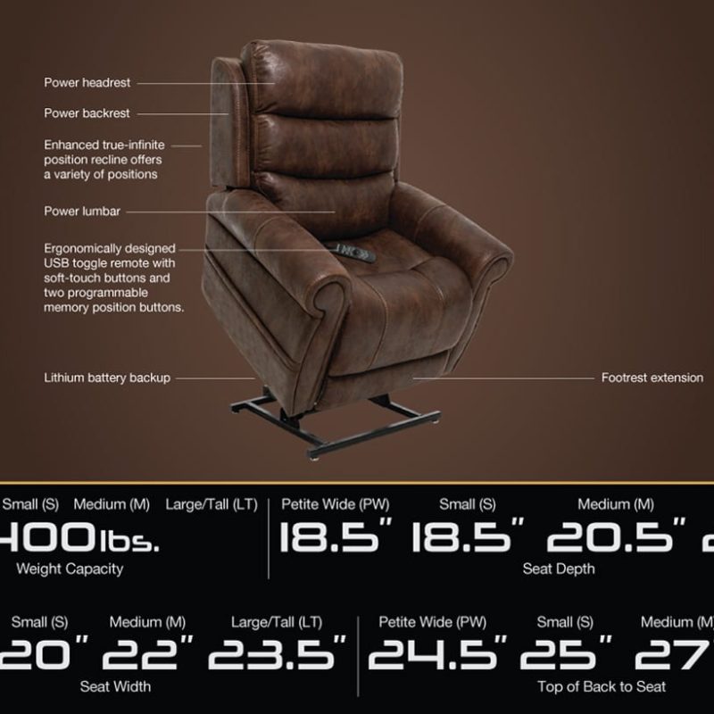 Pride VivaLift! Tranquil 2 Lift Chair - Image 8