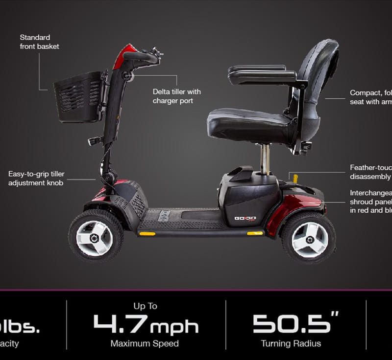 Pride Go-Go Sport Scooter (4-Wheel) - Image 14