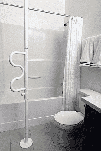 Stander Security Pole & Curve Grab Bar - Image 4