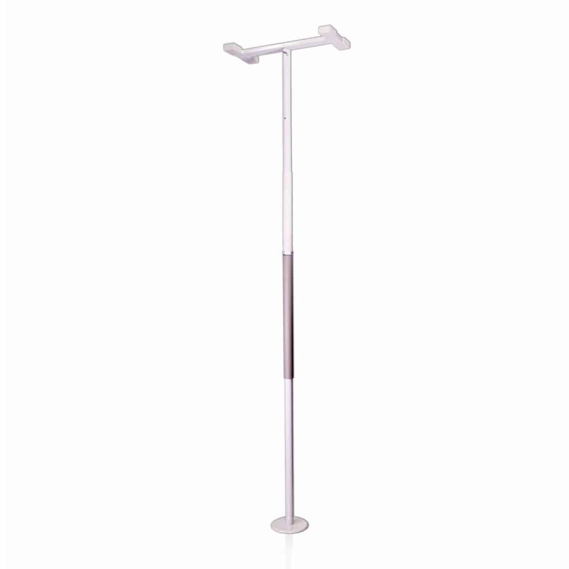White Stander Security Pole