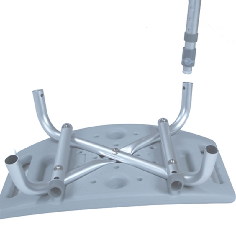 Deluxe Aluminum Shower Bench without Back Assembly