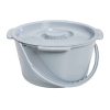 Drive Commode Bucket with Handle and Lid, 7.5 qt.