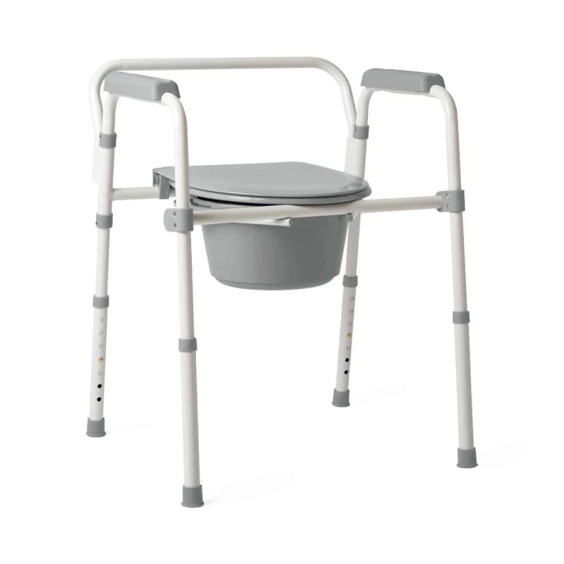 Medline 3-in-1 Folding Commode - Image 2