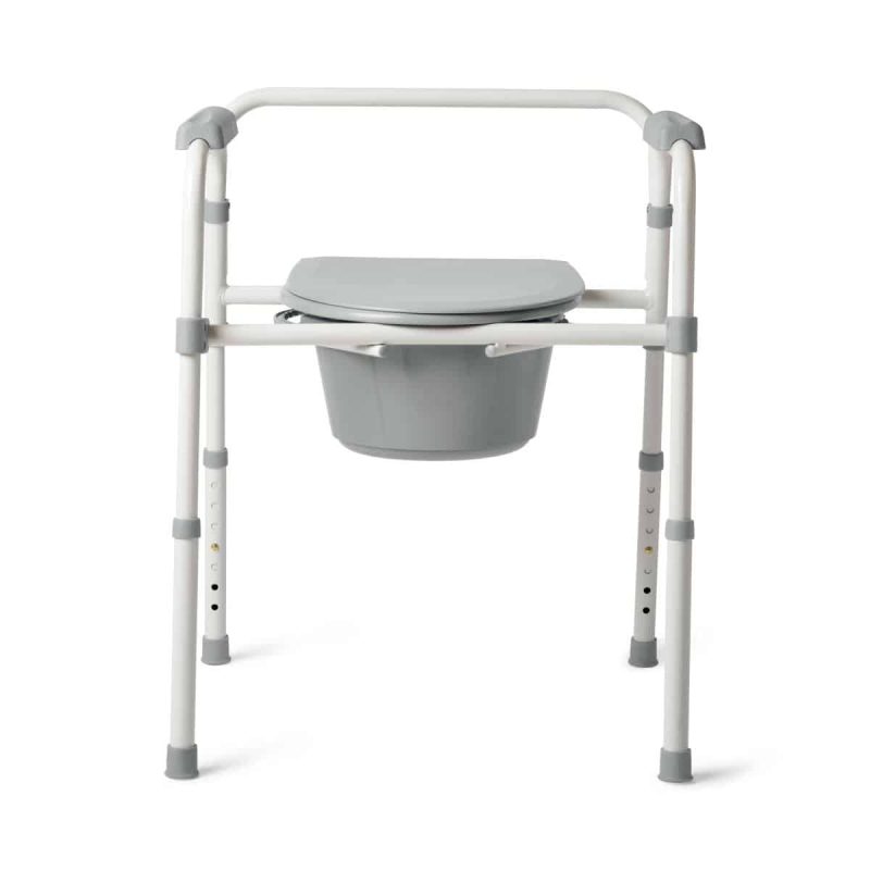 Medline 3-in-1 Folding Commode - Image 4