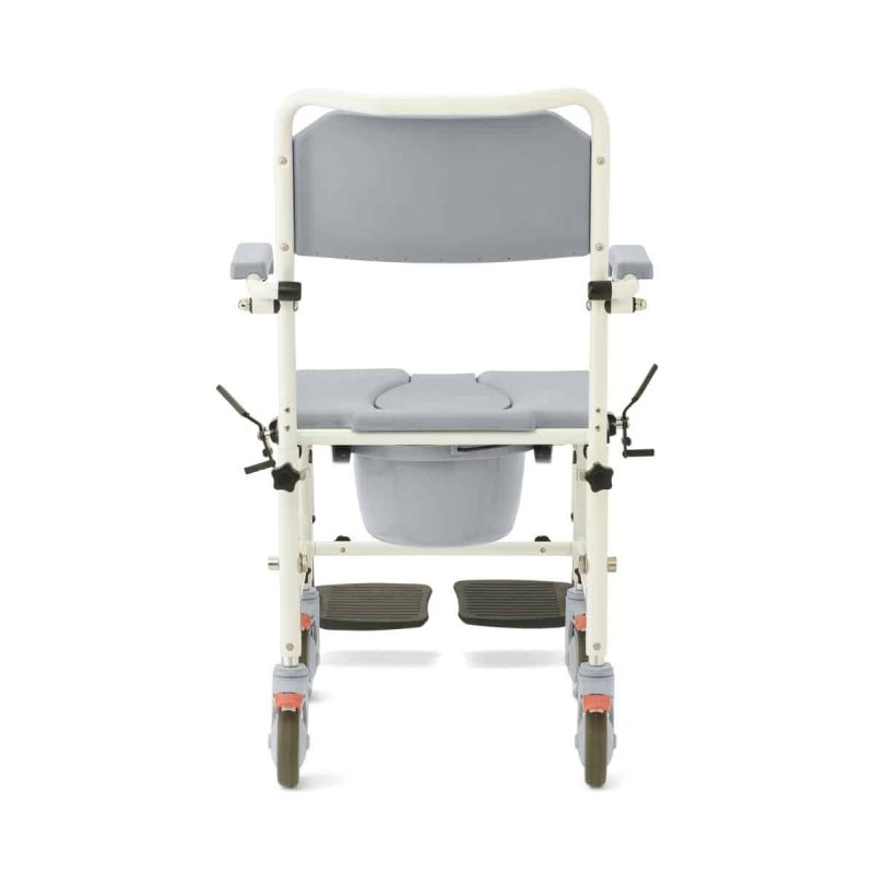 Medline Aluminum Commodes with Wheels - Image 2