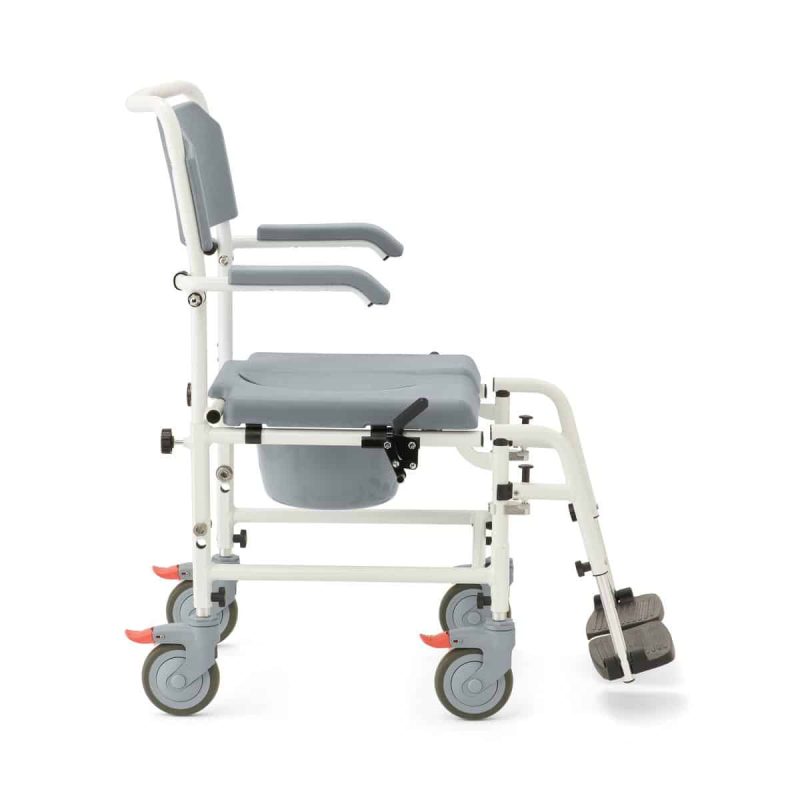 Medline Aluminum Commodes with Wheels - Image 4
