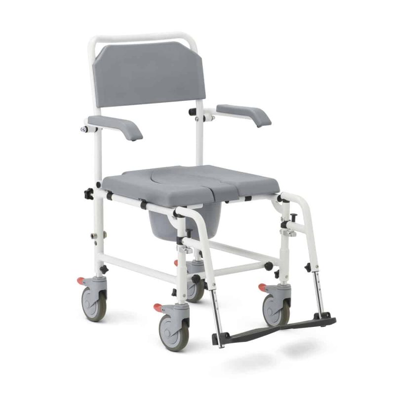 Medline Aluminum Commodes with Wheels