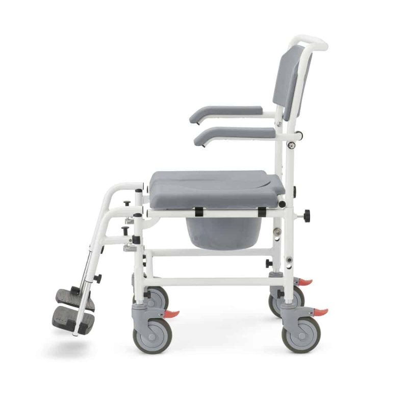 Medline Aluminum Commodes with Wheels - Image 7