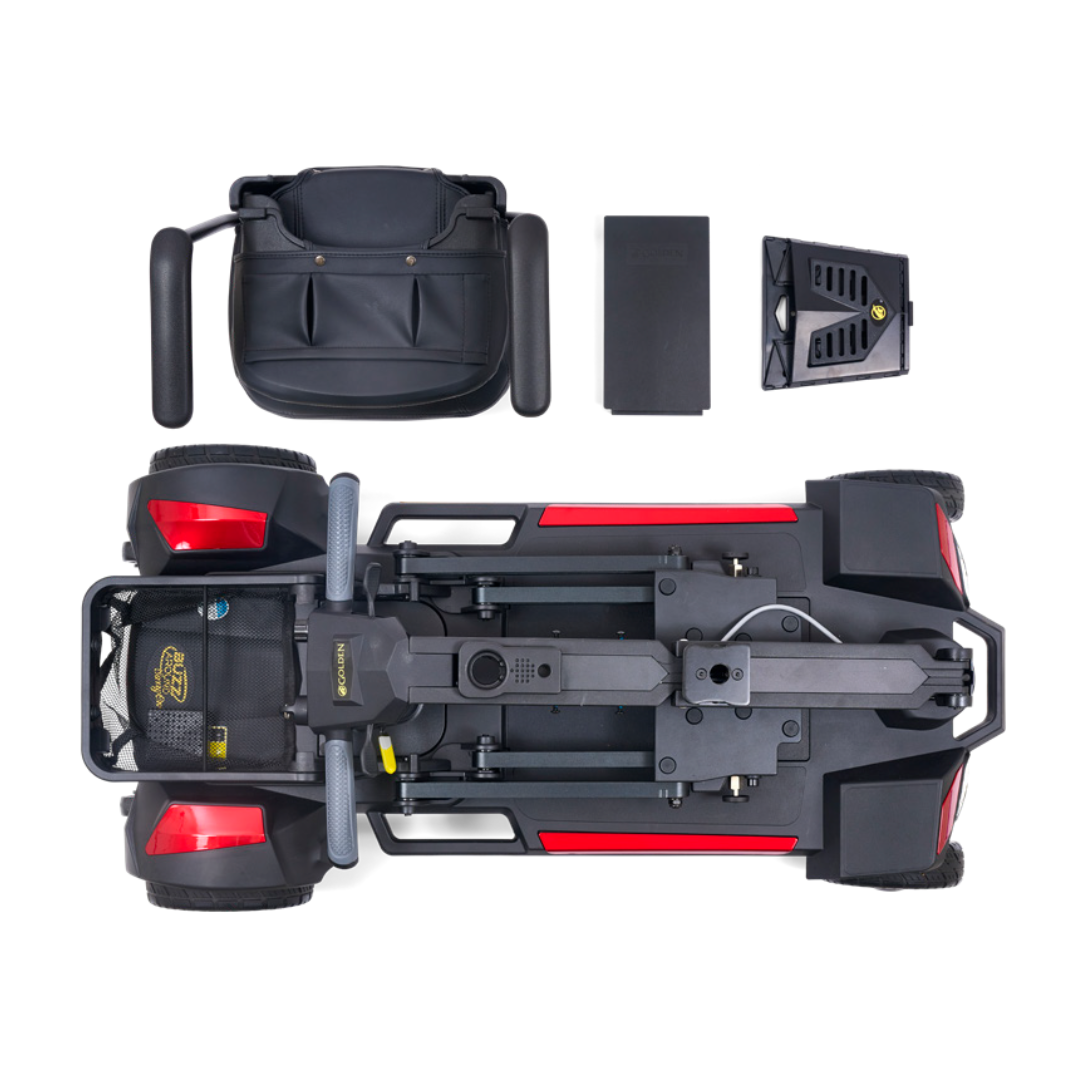 Carryon Scooter disassembled