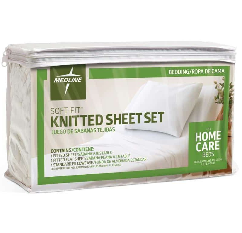Medline Soft-Fit Knitted Contour Sheets - Image 2