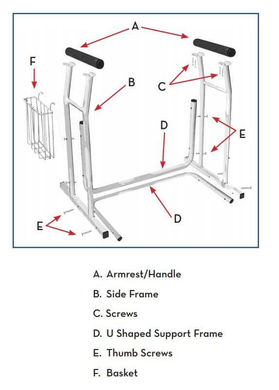 Drive Stand Alone Toilet Safety Rail - Image 8