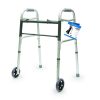 two button folding walker