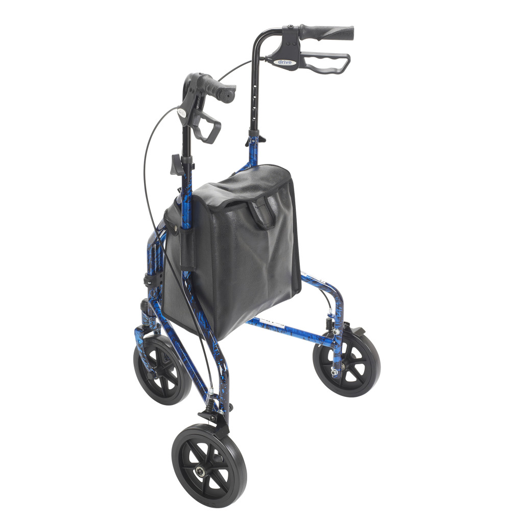 Drive 3 Wheel Rollator - back