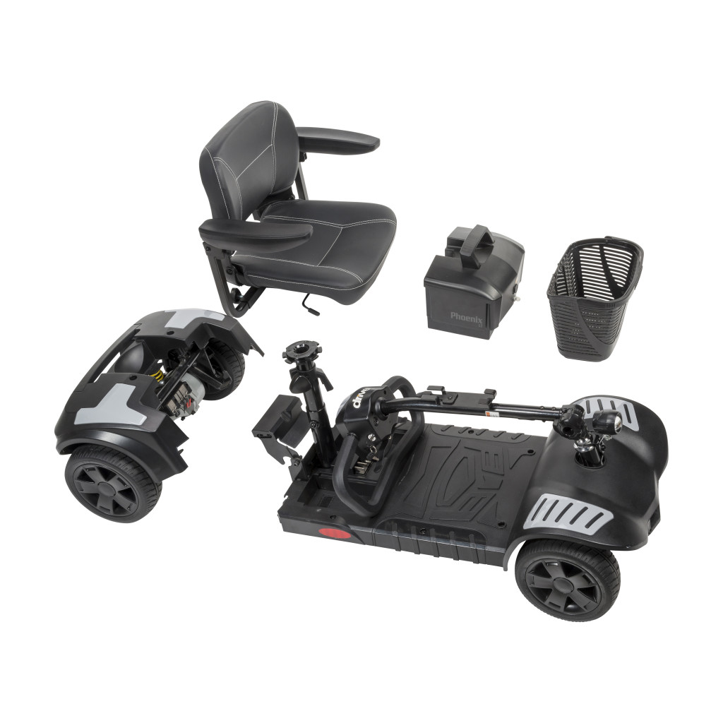 Phoenix LT 4-Wheel Scooter Disassembled
