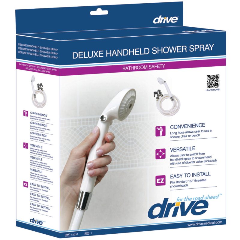 Deluxe Handheld Shower Spray with Diverter Valve Box