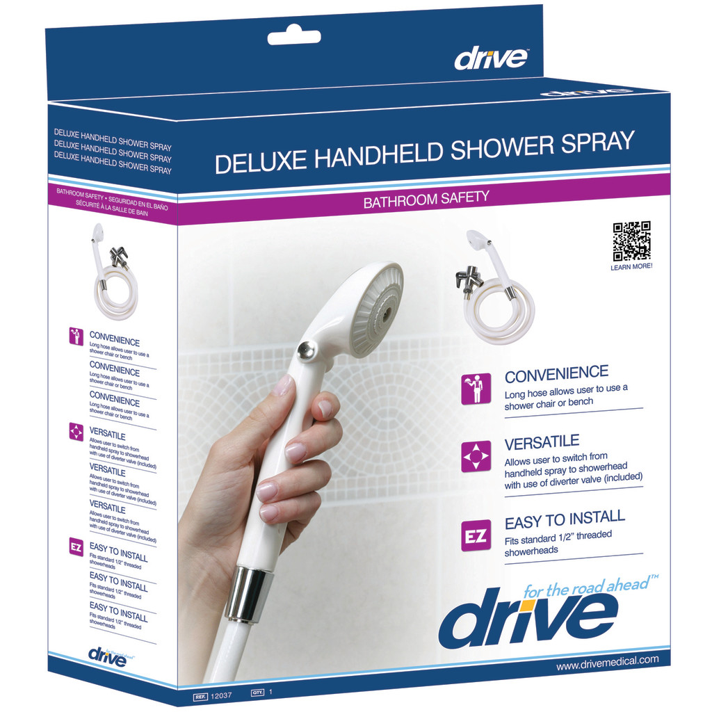 Deluxe Handheld Shower Spray with Diverter Valve Box