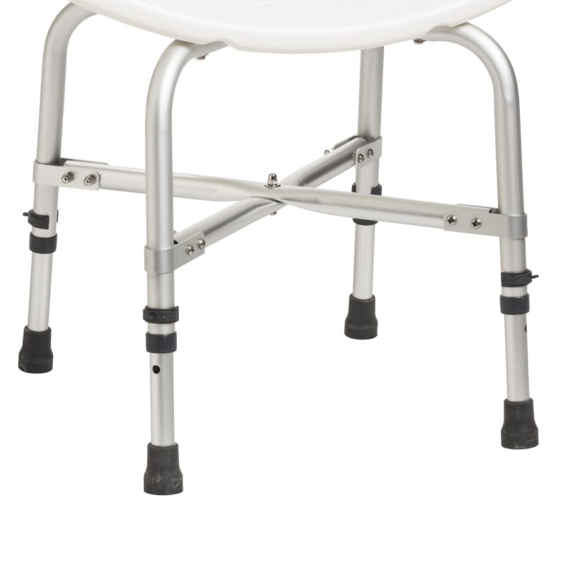 Detail of Deluxe Bariatric Shower Chair with Cross-Frame Brace