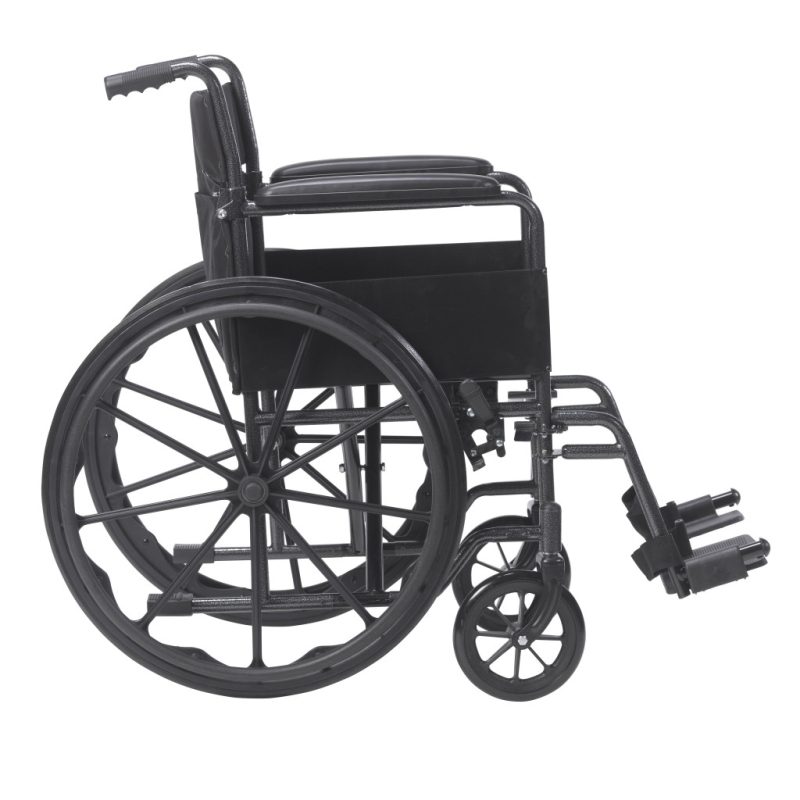 Silver Sport 1 Wheelchair Side