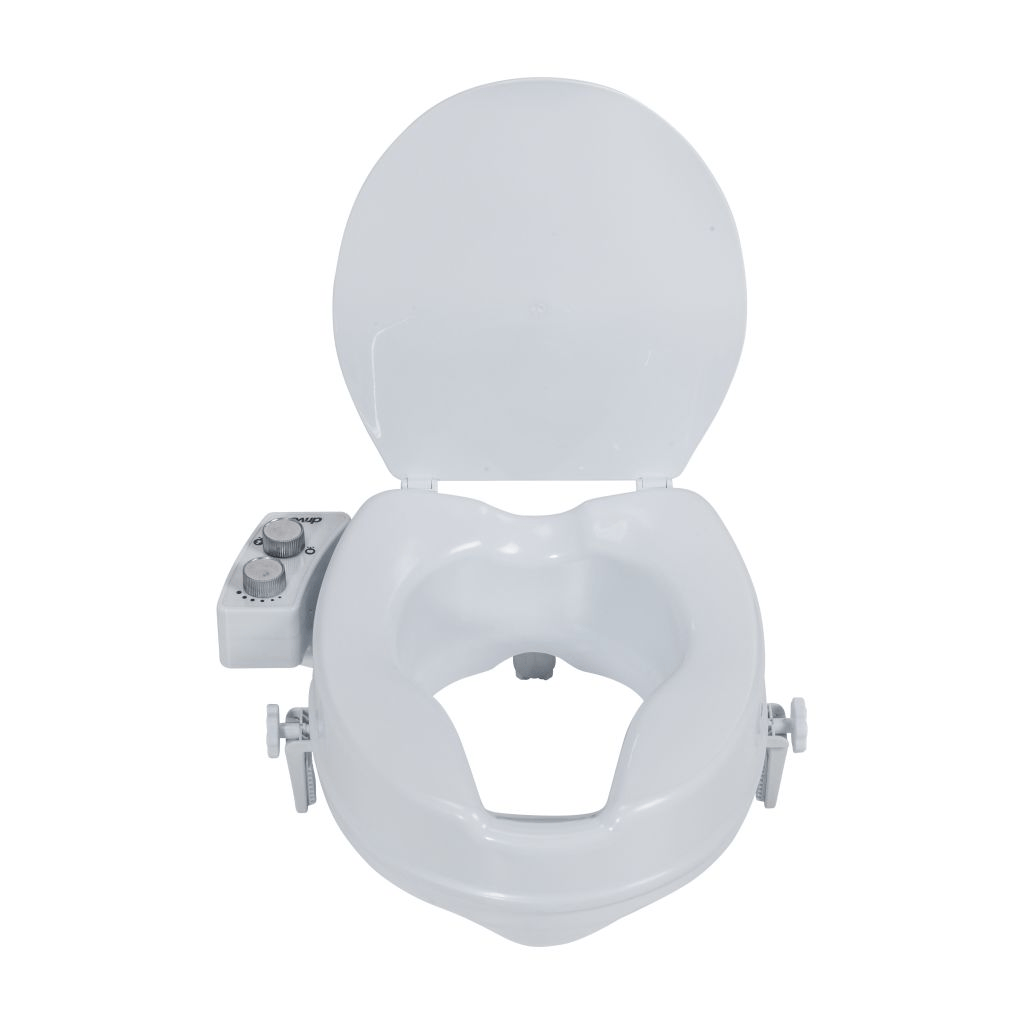 Open Drive PreserveTech Raised Toilet Seat with Bidet