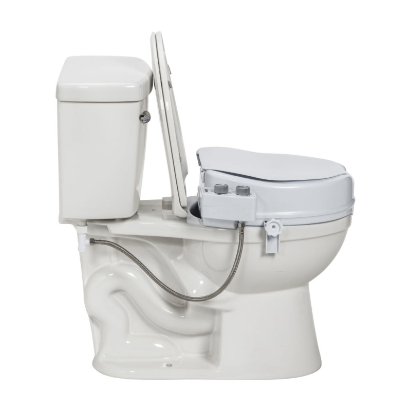 Side of Drive PreserveTech Raised Toilet Seat with Bidet