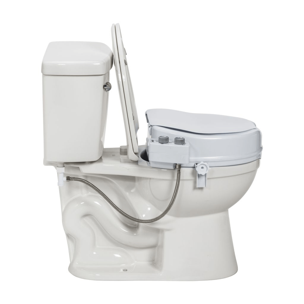 Side of Drive PreserveTech Raised Toilet Seat with Bidet