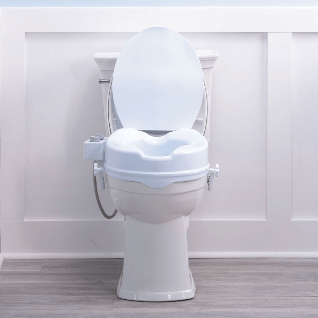 View of Drive PreserveTech Raised Toilet Seat with Bidet