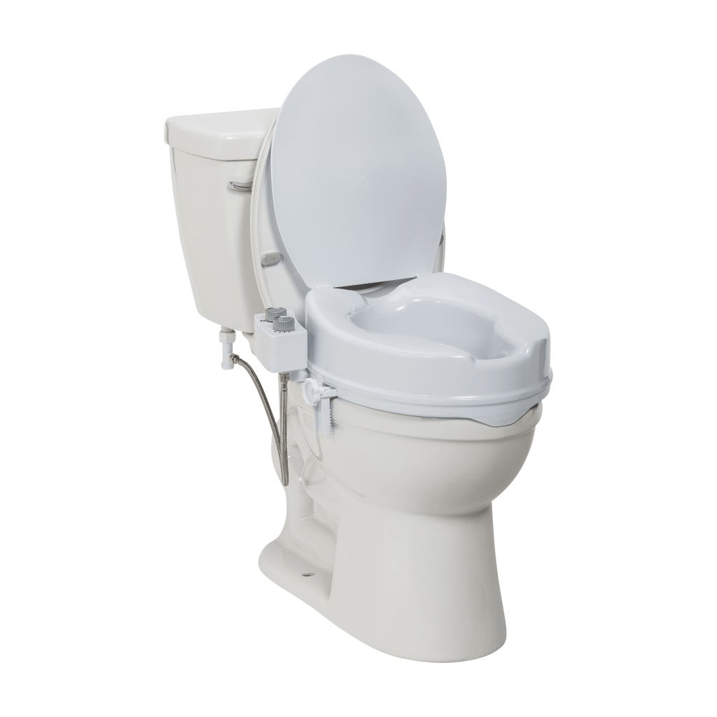 View of Drive PreserveTech Raised Toilet Seat with Bidet