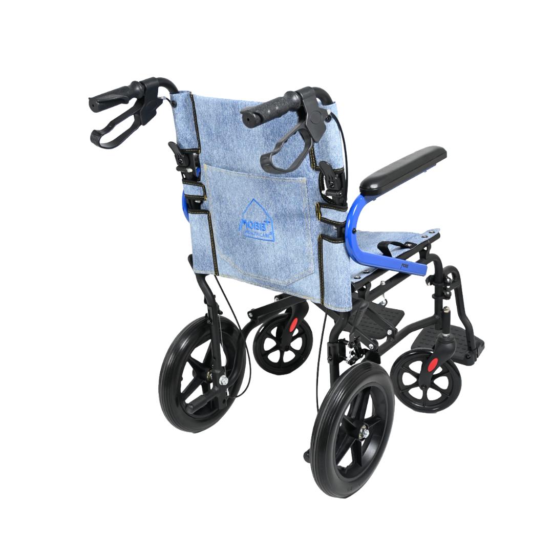 Mobb Denim-Style Transport Chair - Image 3